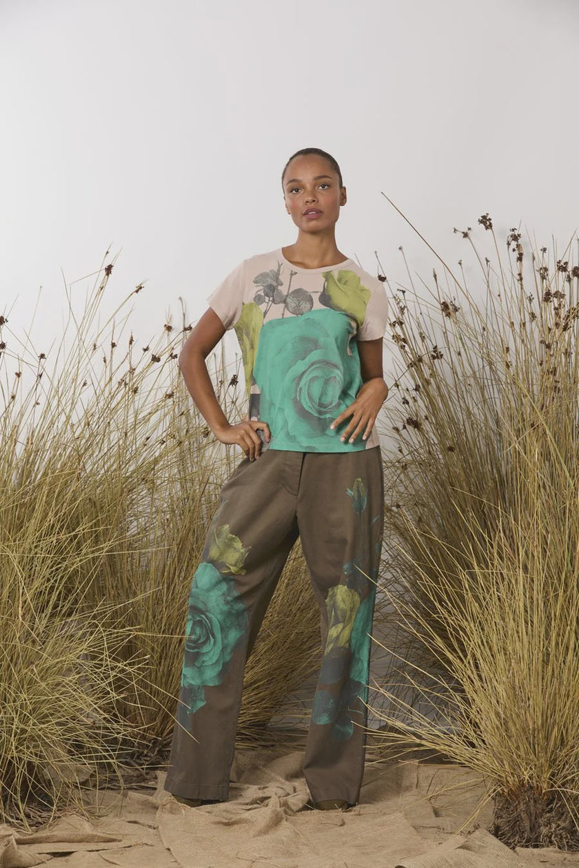 M.A. Dainty Journal Pants - Camo Roses