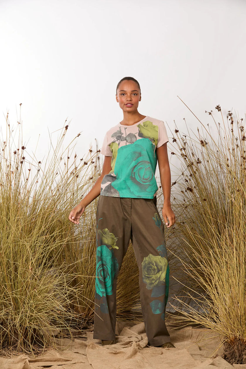 M.A. Dainty Journal Pants - Camo Roses