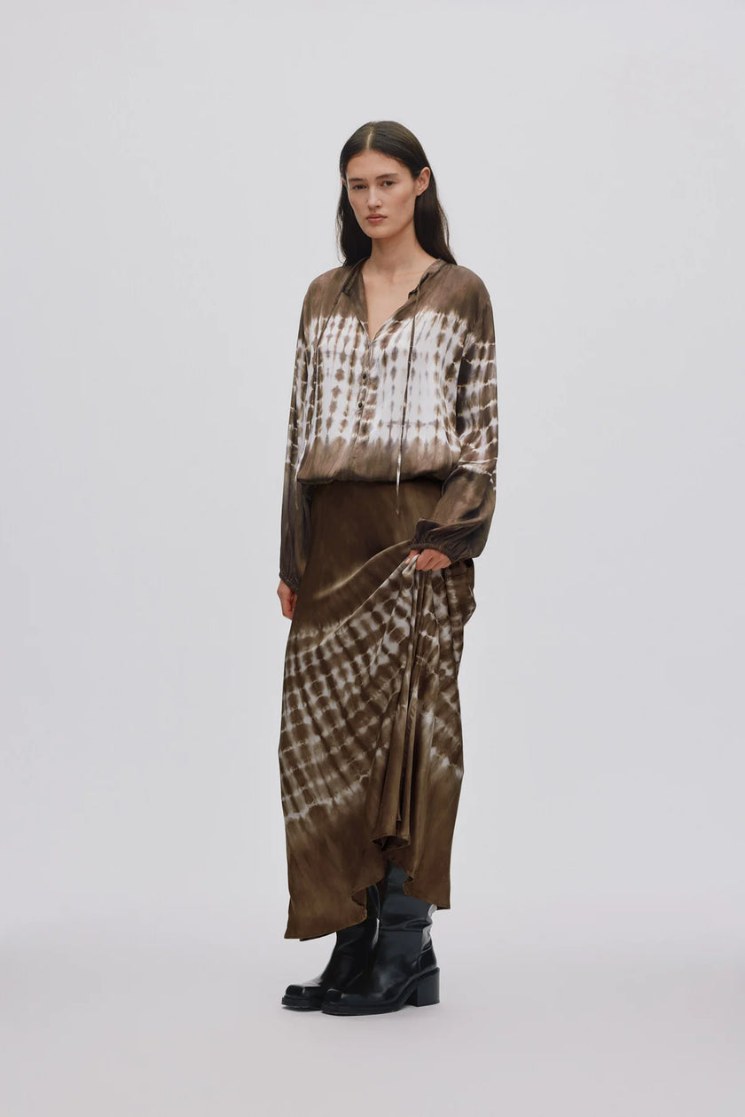 Rabens Saloner Ira Shirt - Dry Mocha Combo