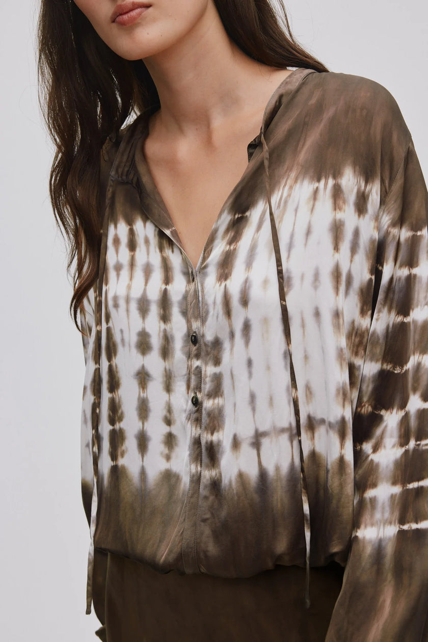 Rabens Saloner Ira Shirt - Dry Mocha Combo