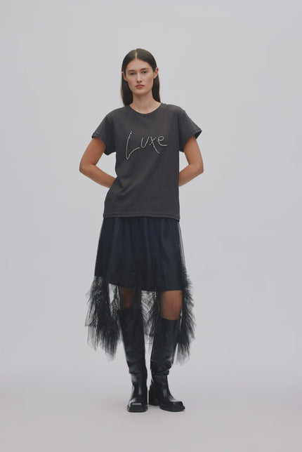 Rabens Saloner Ambla Tee - Luxe - Diamante