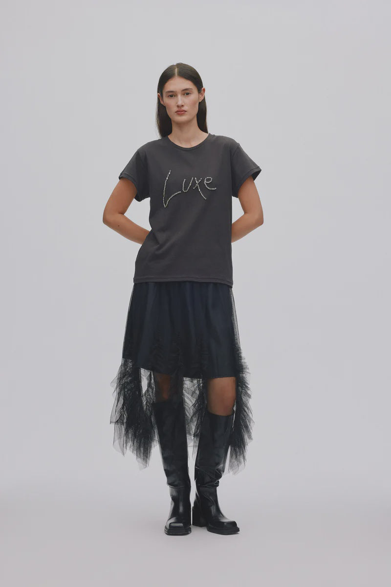 Rabens Saloner Ambla Tee - Luxe - Diamante