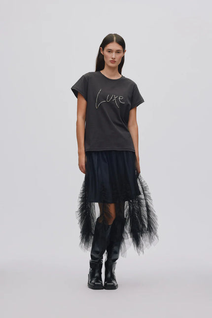 Rabens Saloner Ambla Tee - Luxe - Diamante