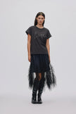 Rabens Saloner Glenda Skirt - Black Tulle