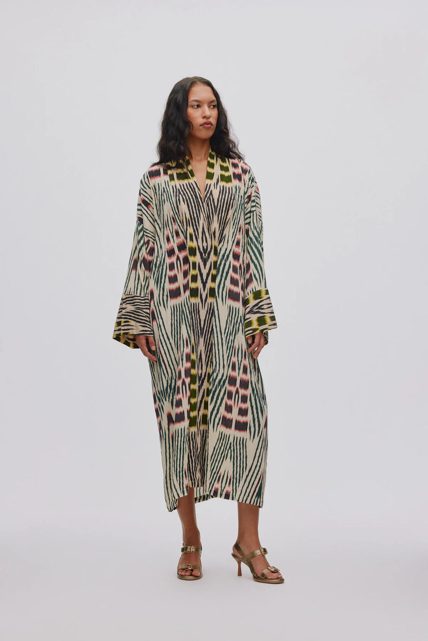 Rabens Saloner Sunita Dress - ikat combo