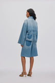 Rabens Saloner Donela Jacket - Washed Denim
