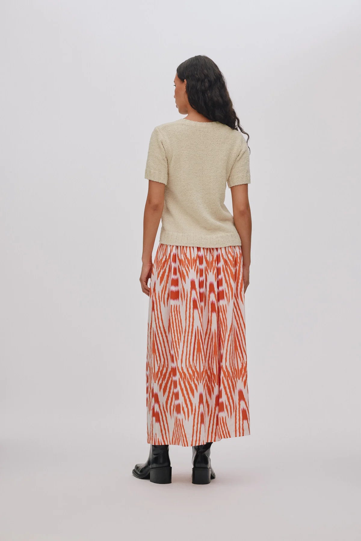 Rabens Saloner Elka Knit T-shirt - Sand