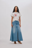 Rabens Saloner Ambla Tee - Light - Postal T-Shirt