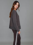 3rd Story Sonya L/S Tee - Espresso