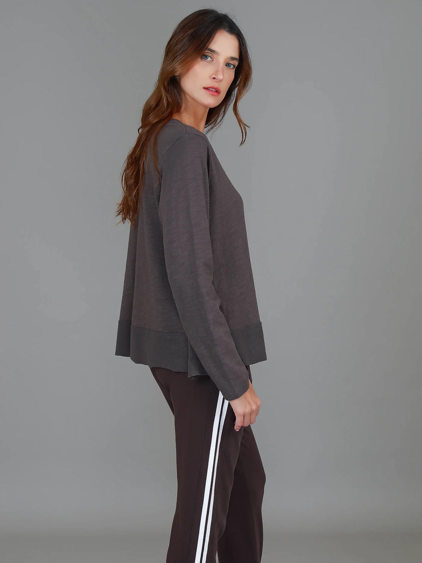 3rd Story Sonya L/S Tee - Espresso