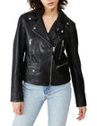 Ksubi amplify leather jacket black