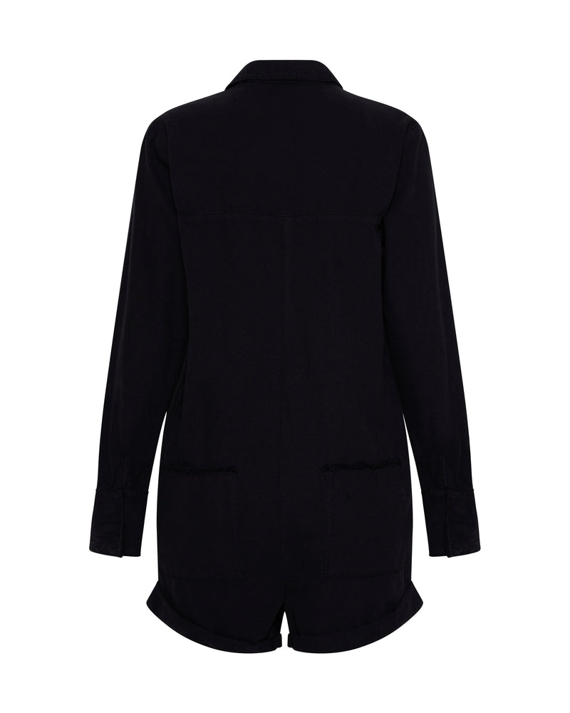 One Teaspoon Prophecy Jumpsuit - Onyx Black