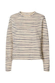 Rabens Saloner Hila LS Stripe Crew Top