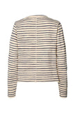 Rabens Saloner Hila LS Stripe Crew Top