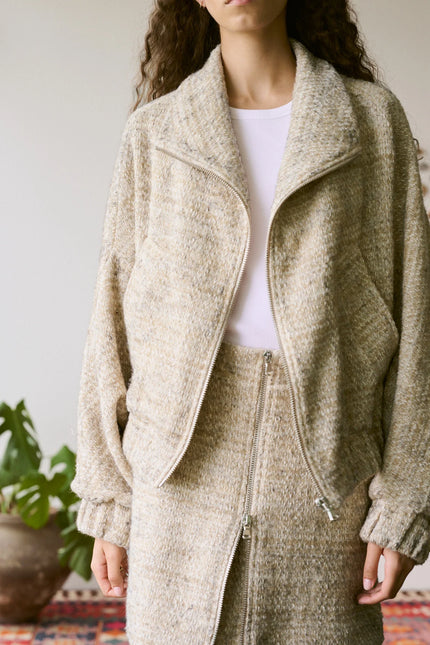 Rabens Saloner Hareem Boucle Check Jacket