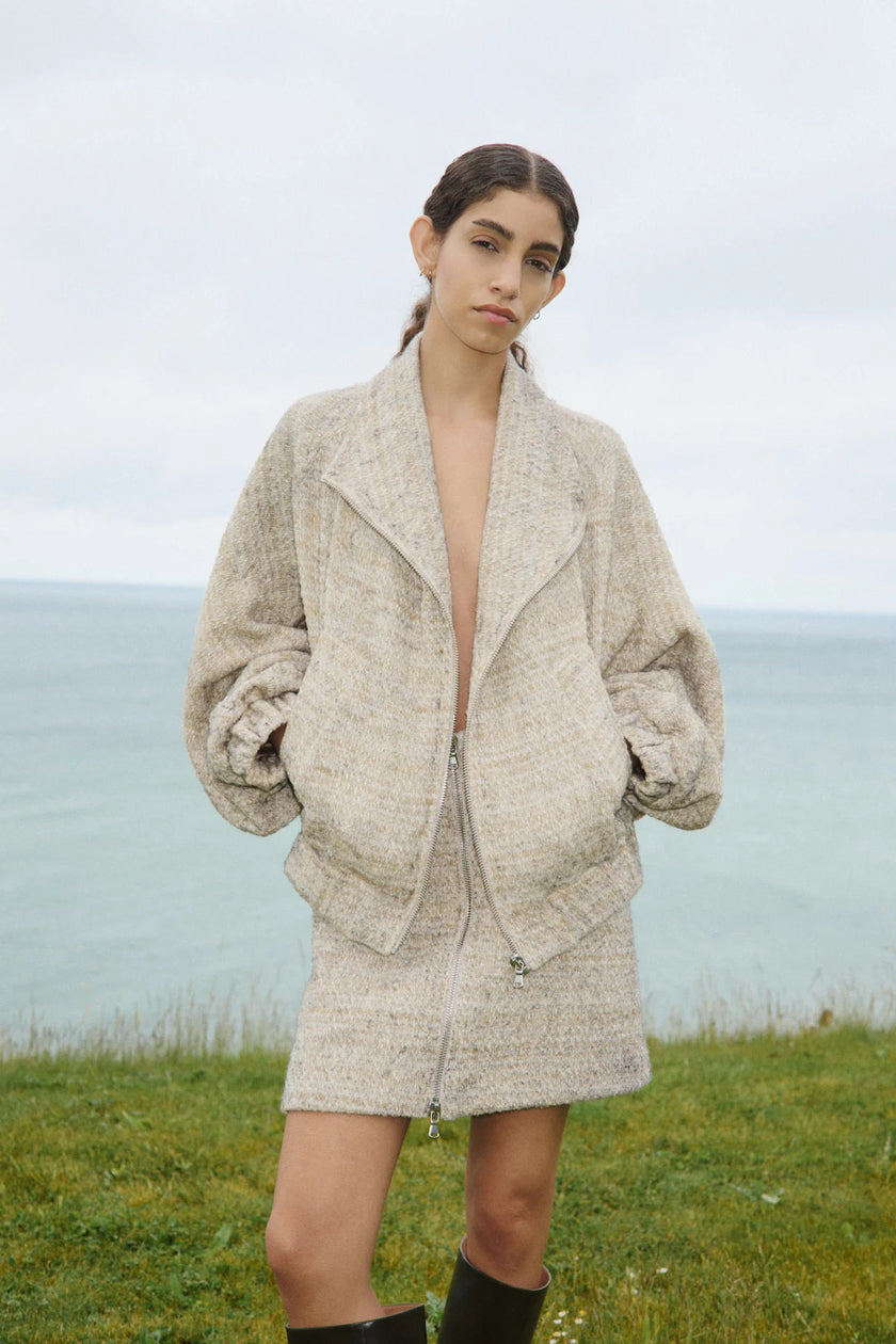 Rabens Saloner Hareem Boucle Check Jacket