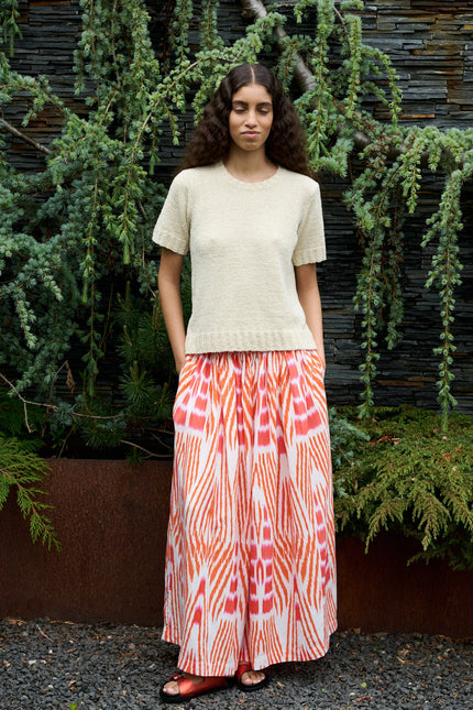 Rabens Saloner Elka Knit T-shirt - Sand