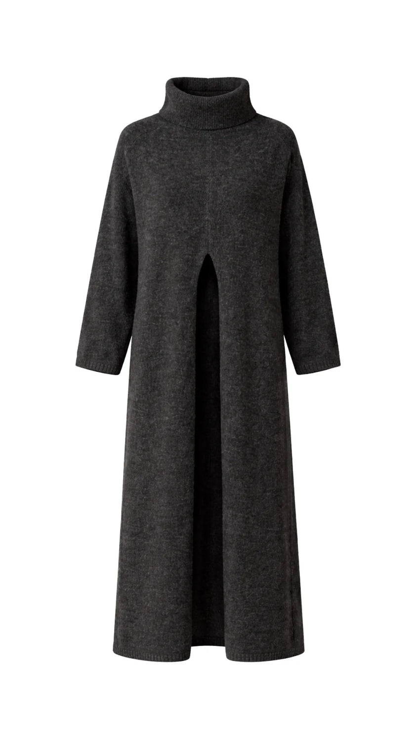 Charli Vivienne Jumper Dress - Black