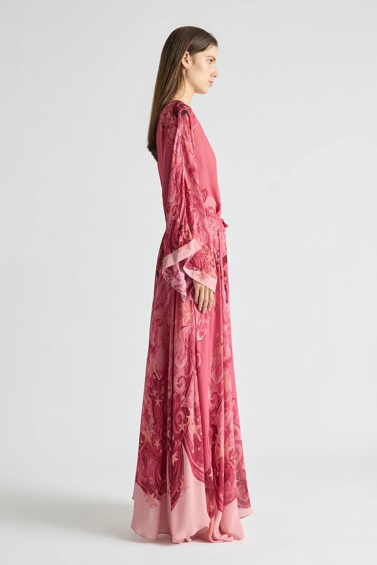 Antipodean Horizon Hipster Flare Maxi Skirt
