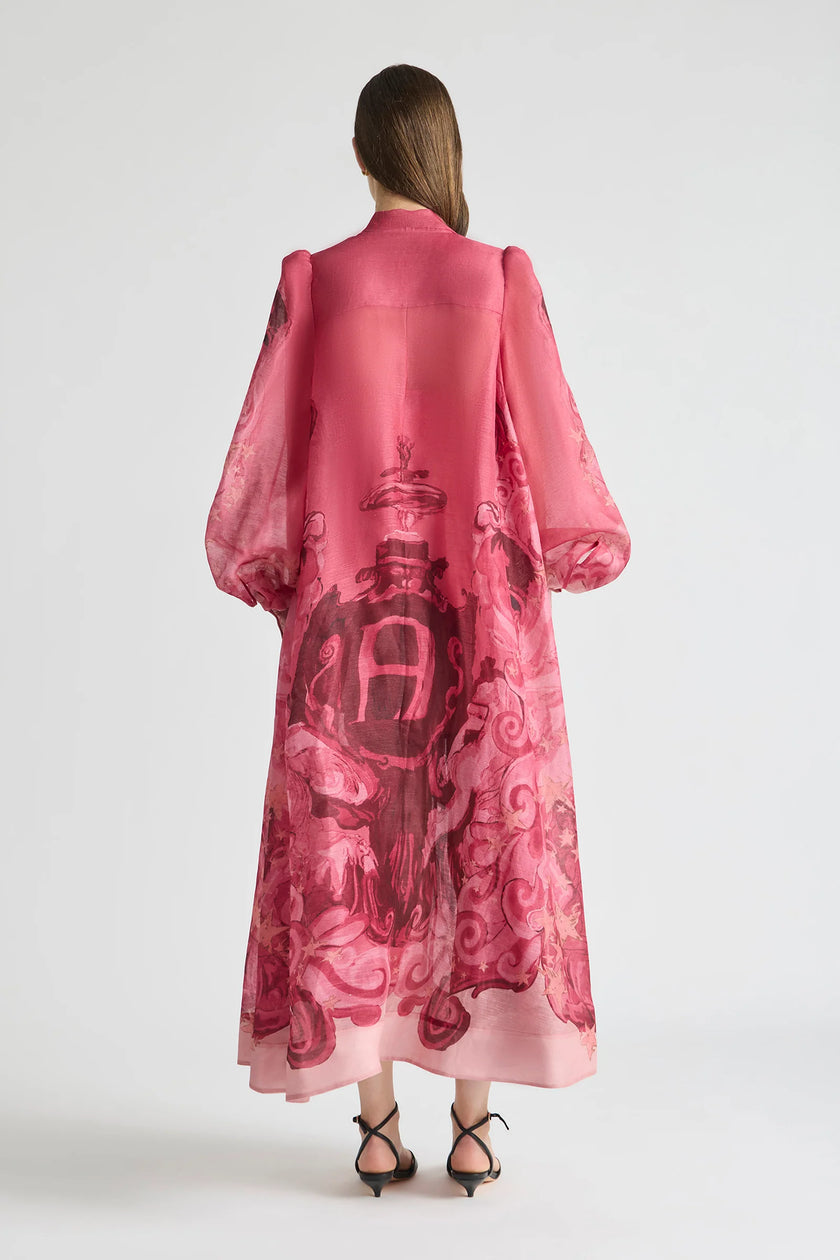 Antipodean Horizon Neck Tie Billow Dress
