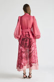Antipodean Horizon Neck Tie Billow Dress