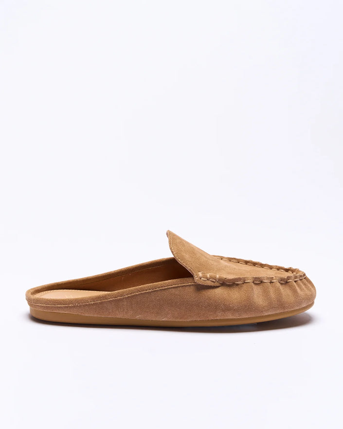 WALNUT Vivi Leather Mule - Tan