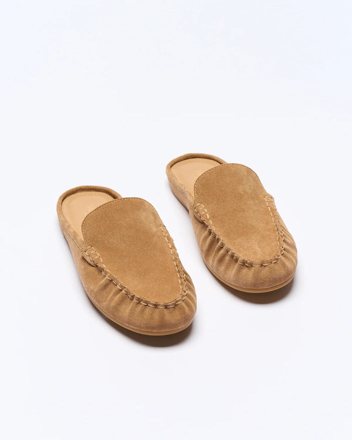 WALNUT Vivi Leather Mule - Tan