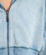 One Teaspoon Cropped Fleece Zip Hoody