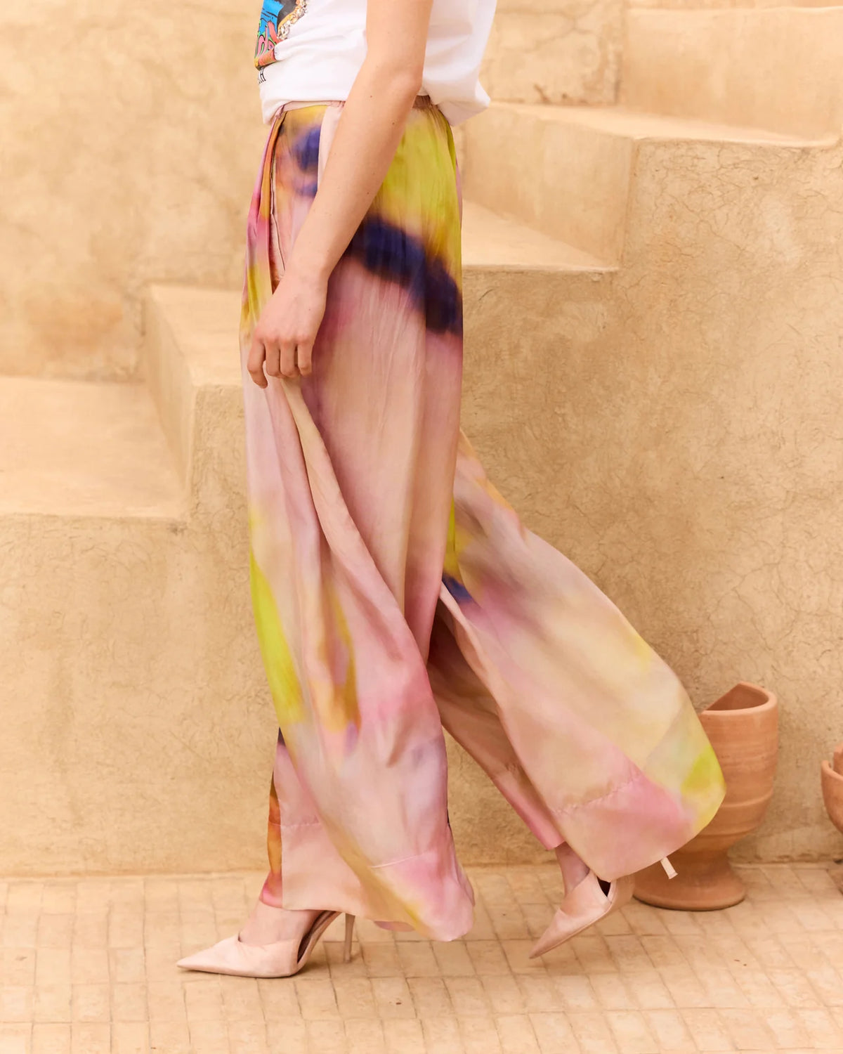 Mes Demoiselles Rosa Rainbow Pant