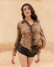 Mes Demoiselles Thurman Snake Shirt
