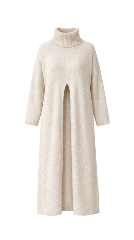 Charli Vivienne Jumper Dress - Sand