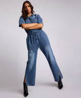 One Teaspoon Veronica Denim Jumpsuit - Westland Blue