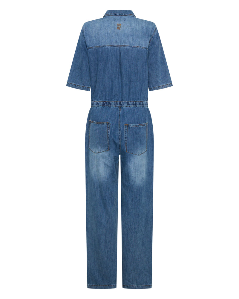 One Teaspoon Veronica Denim Jumpsuit - Westland Blue