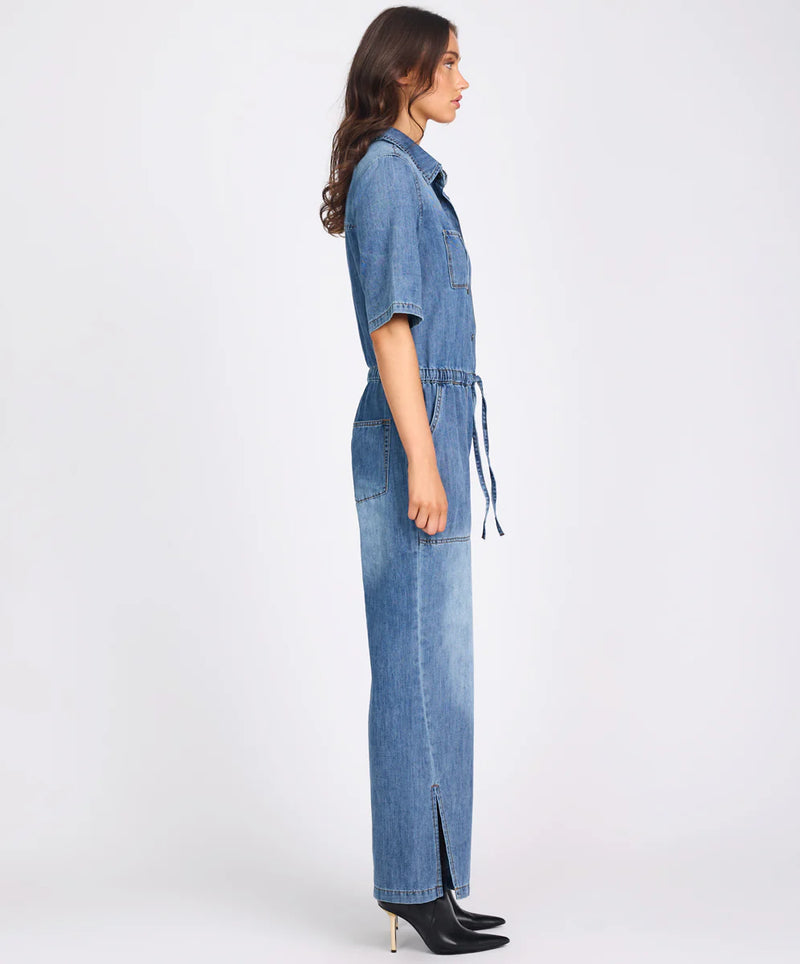 One Teaspoon Veronica Denim Jumpsuit - Westland Blue