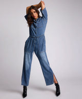 One Teaspoon Veronica Denim Jumpsuit - Westland Blue