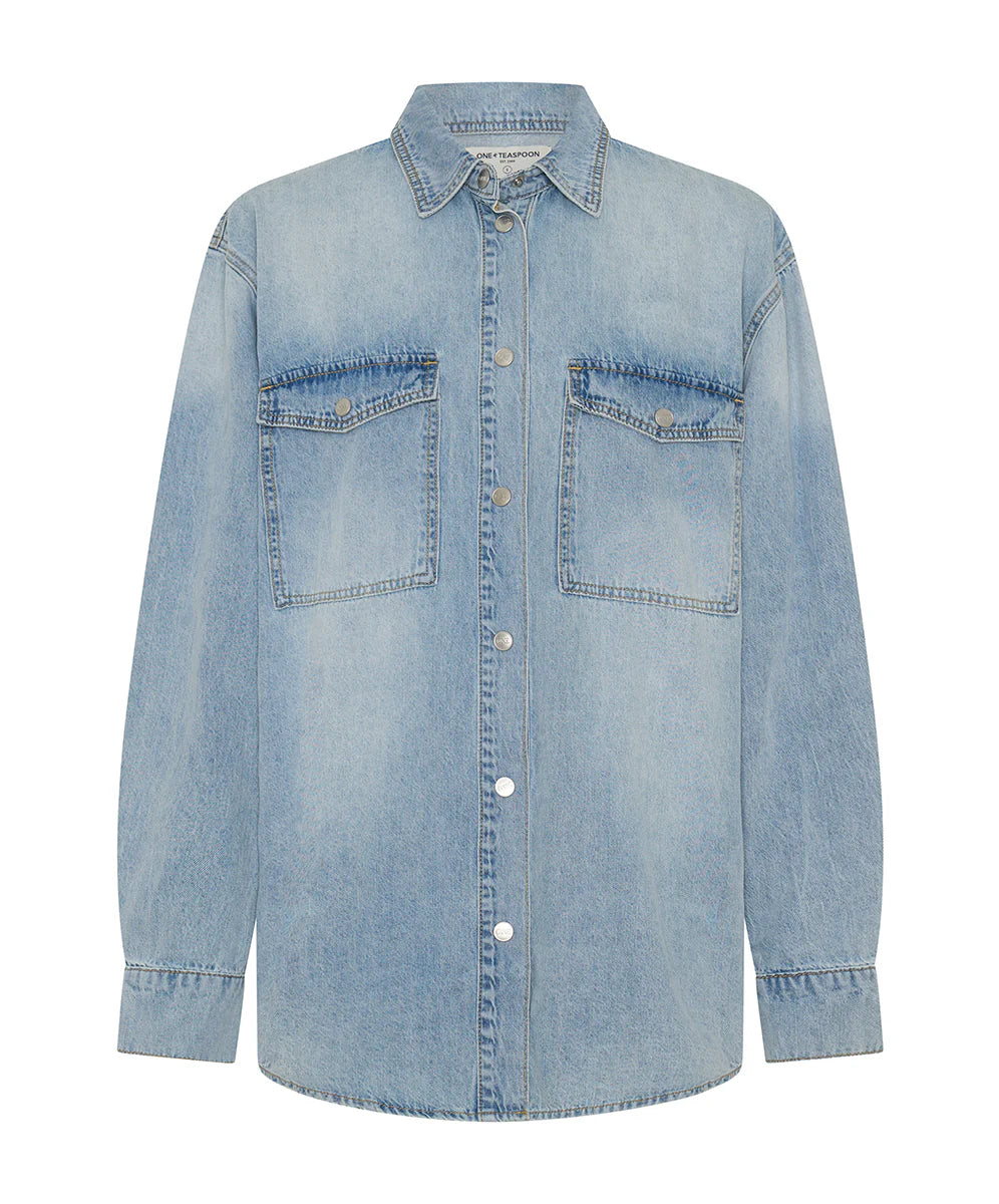 One Teaspoon Santa Cruz Essential Denim Shirt