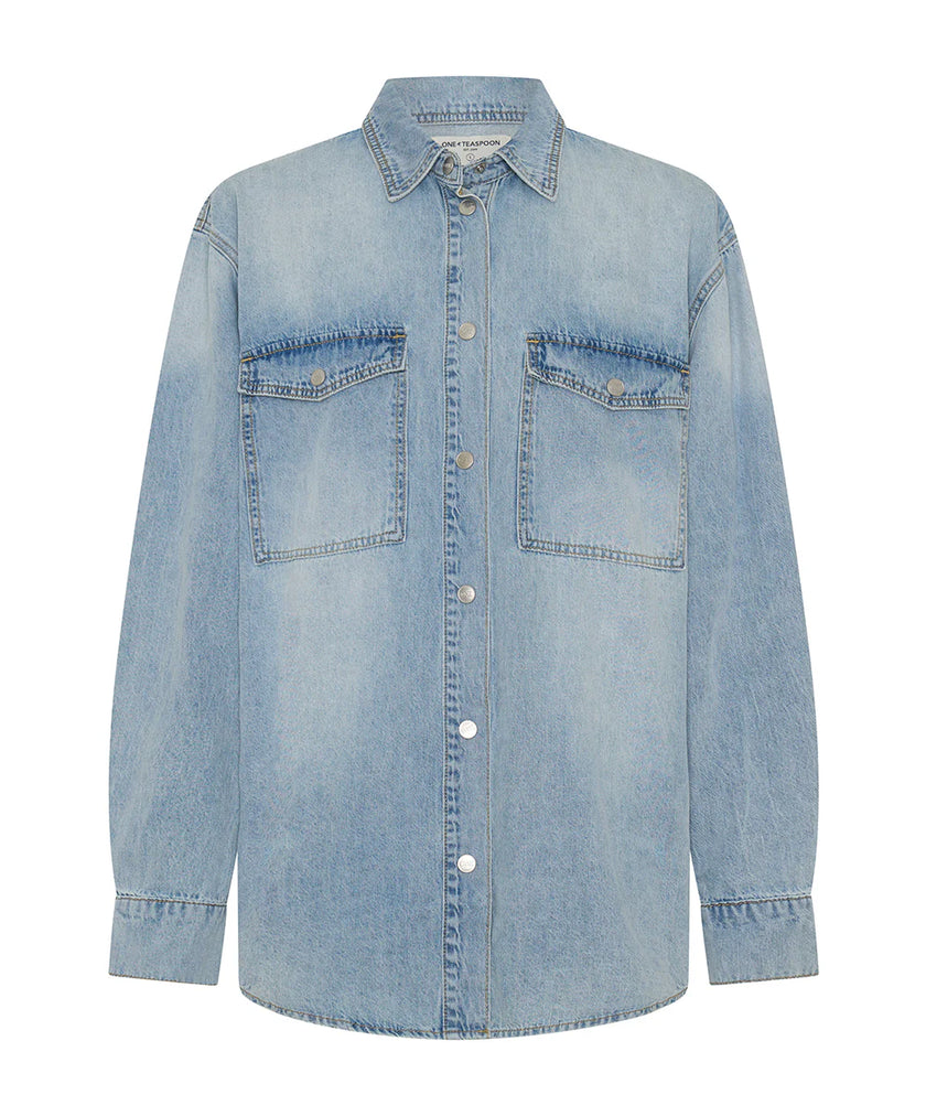 One Teaspoon Santa Cruz Essential Denim Shirt