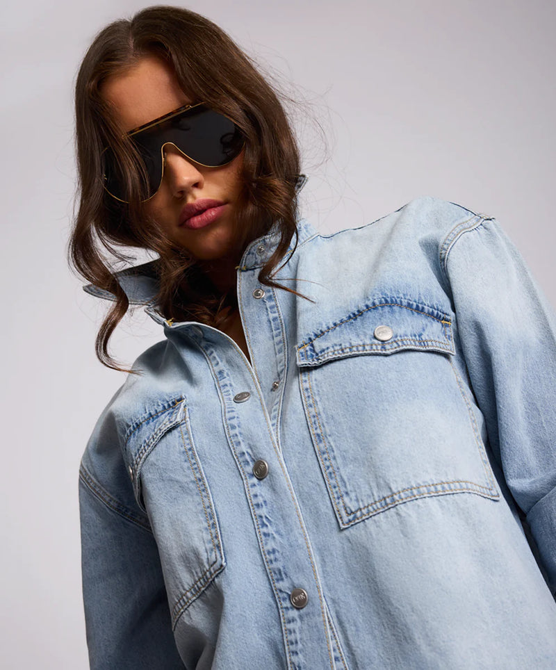One Teaspoon Santa Cruz Essential Denim Shirt