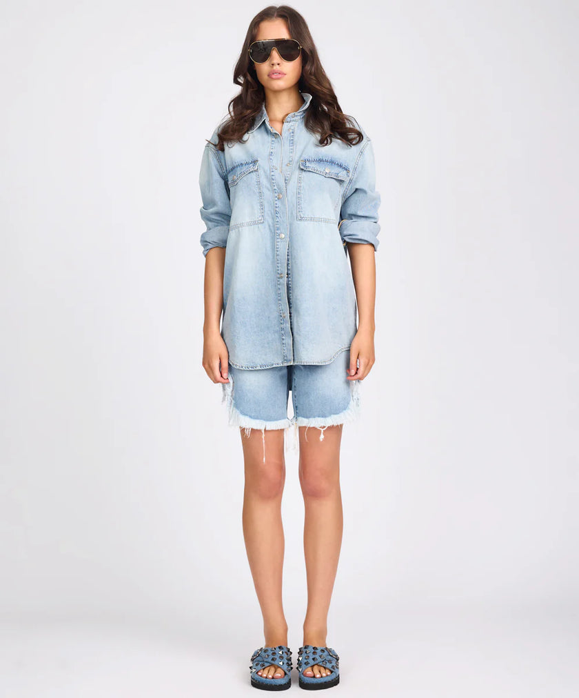 One Teaspoon Santa Cruz Essential Denim Shirt