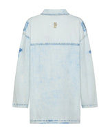 One Teaspoon Le Captain Pullover Mini Denim Dress
