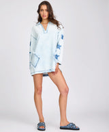 One Teaspoon Le Captain Pullover Mini Denim Dress