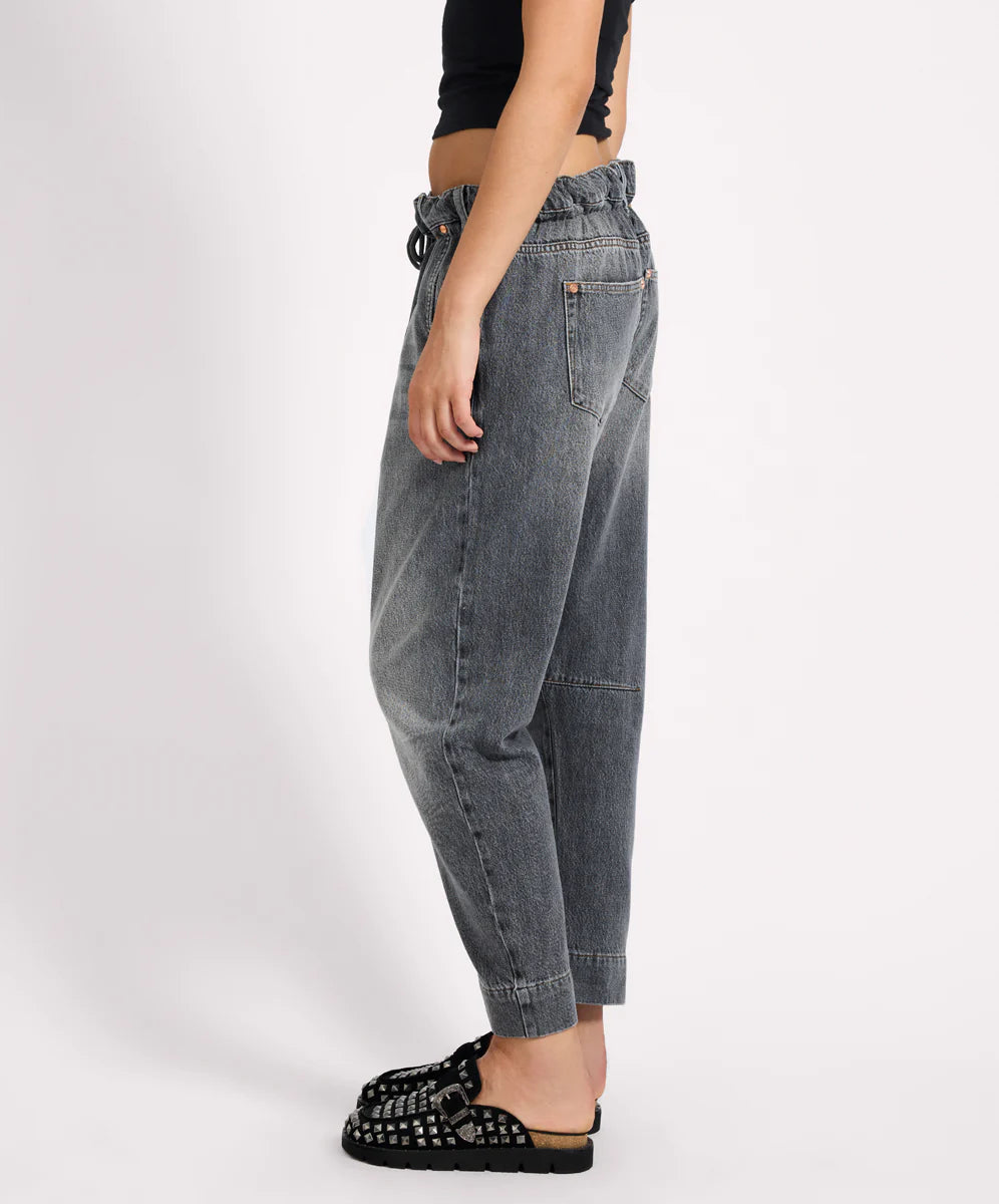 One Teaspoon Outcasts Low Waist Drop Crotch Harem Denim Jeans