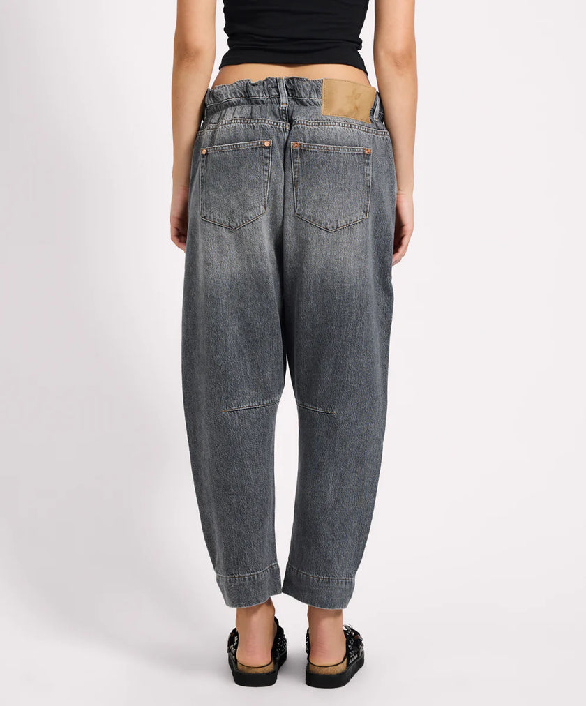 One Teaspoon Outcasts Low Waist Drop Crotch Harem Denim Jeans