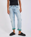 One Teaspoon Saints Low Waist Boyfriend Denim - Blue Field