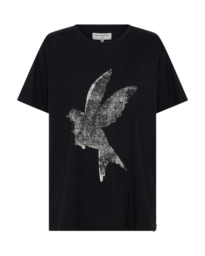 One Teaspoon Brushed Bowerbird Boyfriend Tee