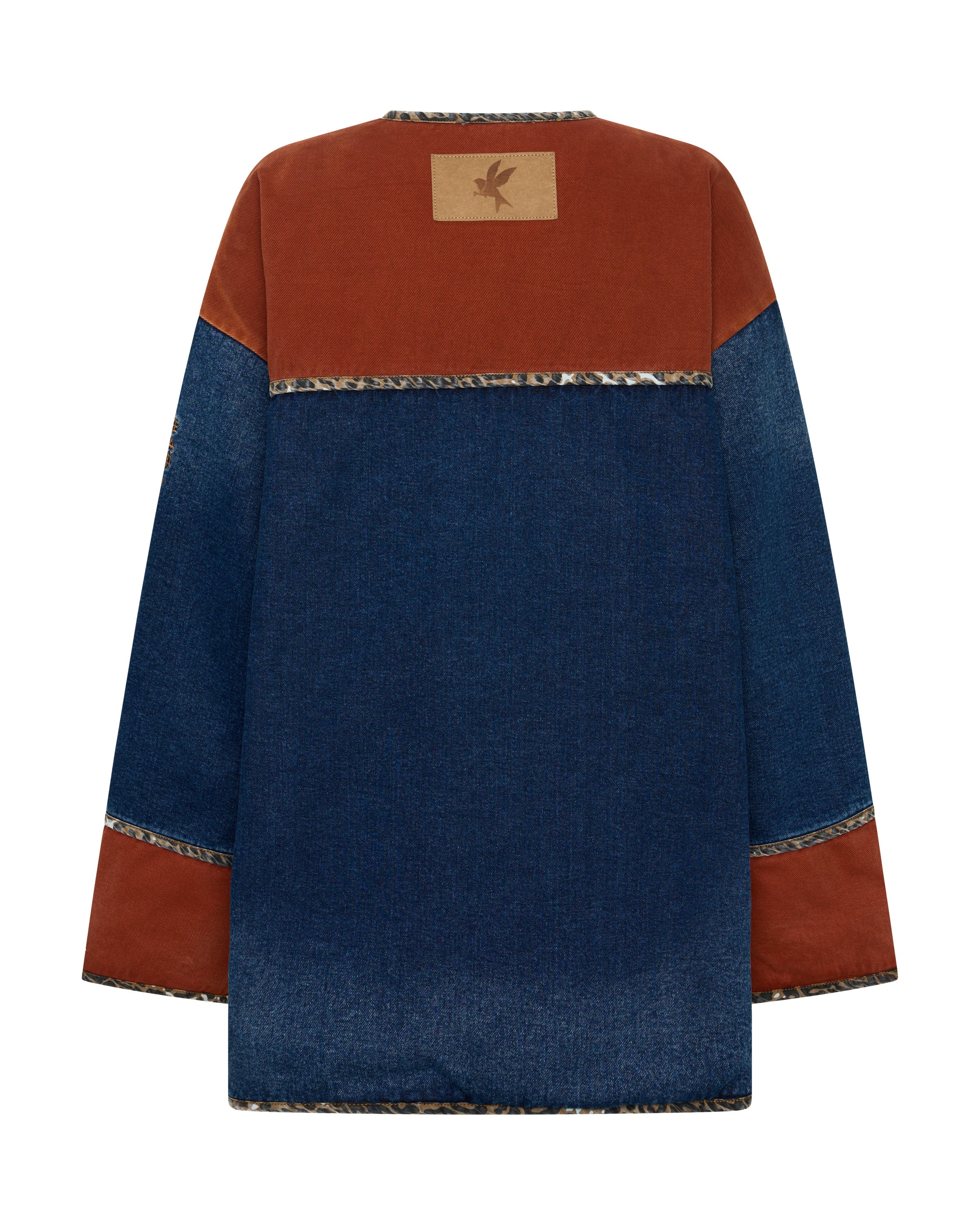 One Teaspoon Bang Bang Reversible Blocked Demin Wadded Jacket