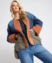 One Teaspoon Bang Bang Reversible Blocked Demin Wadded Jacket