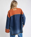 One Teaspoon Bang Bang Reversible Blocked Demin Wadded Jacket