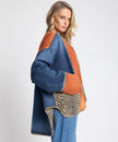 One Teaspoon Bang Bang Reversible Blocked Demin Wadded Jacket