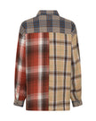 One Teaspoon Essential Patchwork Flannel Shirt - Natural